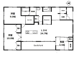 柳原中古住宅間取図　ステディコム